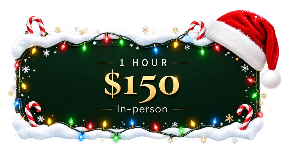 1 Hour Santa visit, $150
